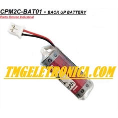 CPM2C-BAT01 - Bateria CPM2C-BAT01, Omron Series CPM2CBAT01, Battery OMRON CPM2C, Bateria Back-Up MEMORY, Genuine Parts Omron 3.6v 450mAh - PLC, IHMs - CPM2C-BAT01 - Batt 3.6v 450mAh Omron CPM2C Series